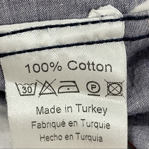 7 Downie St Retro Record Album Long Sleeve Button Down Shirt Purple Red 5 - Picture 6 of 6